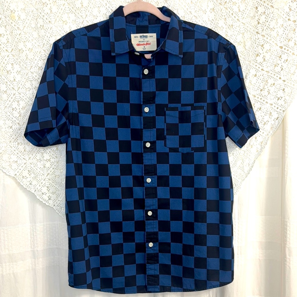 Urban Pipeline Ultimate Blue Casual Button Down Shirt